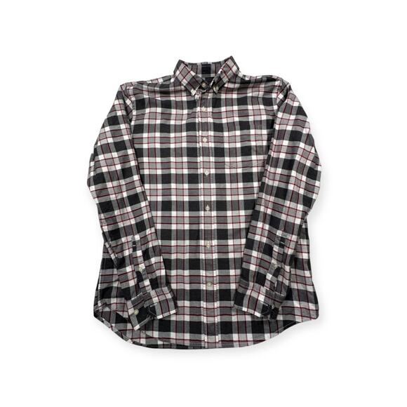 Banana Republic 's Camden Fit Shirt - Red, White, and Black Long‎ Sleeve Size M - Picture 1 of 7